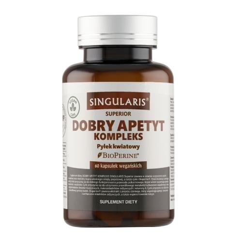 Singularis, Превосходная пыльца для хорошего аппетита, 60 капсул.
Singularis, Превосходная пыльца для хорошего аппетита, 60 капсул.