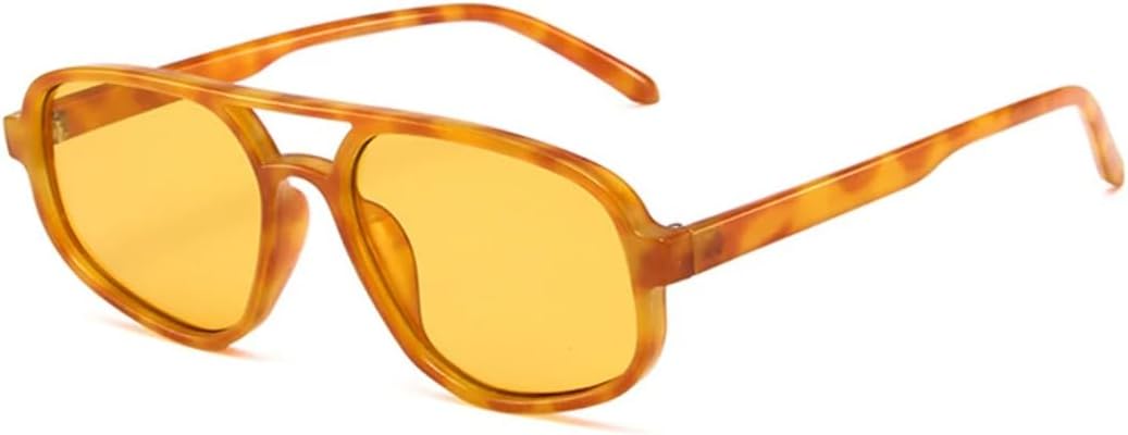 Модные солнцезащитные очки «кошачий глаз» с двойной перемычкой, женские, ретро, с леопардовым градиентом, защита от УФ-излучения UV400, мужские, трендовые UUPTTPL, Amber Yellow
Модные солнцезащитные очки «кошачий глаз» с двойной перемычкой, женские, ретро, с леопардовым градиентом, защита от УФ-излучения UV400, мужские, трендовые UUPTTPL, Amber Yellow