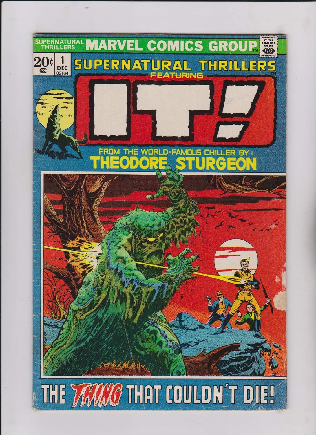 Supernatural Thrillers No. 1 Featuring IT! - December 1972 (Magazine Management Company, Inc.)
Supernatural Thrillers No. 1 Featuring IT! - December 1972 (Magazine Management Company, Inc.)