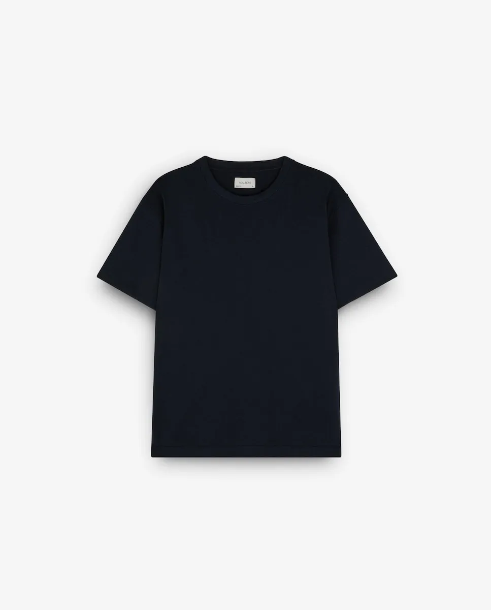 Мужская футболка из хлопка с коротким рукавом Scalpers, темно-синий
Мужская футболка из хлопка с коротким рукавом Scalpers, темно-синий