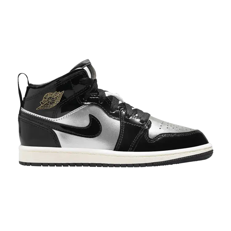Кроссовки Air Jordan Air Jordan 1 Mid SE PS 'Black Metallic Silver', черный
Кроссовки Air Jordan Air Jordan 1 Mid SE PS 'Black Metallic Silver', черный