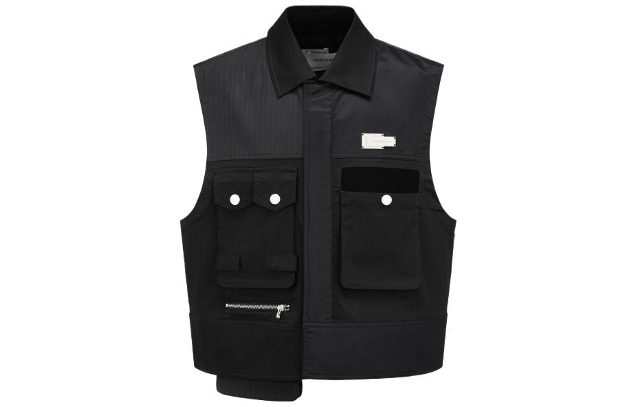 Feng Chen Wang Жилет с карманами и панелями, Black
Feng Chen Wang Жилет с карманами и панелями, Black