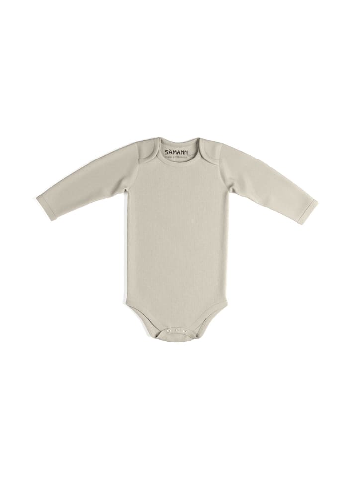 Sämann Детский боди из 100% органического хлопка, с длинными рукавами, в рубчик, цвет «Овсяное молоко»
Sämann Детский боди из 100% органического хлопка, с длинными рукавами, в рубчик, цвет «Овсяное молоко»