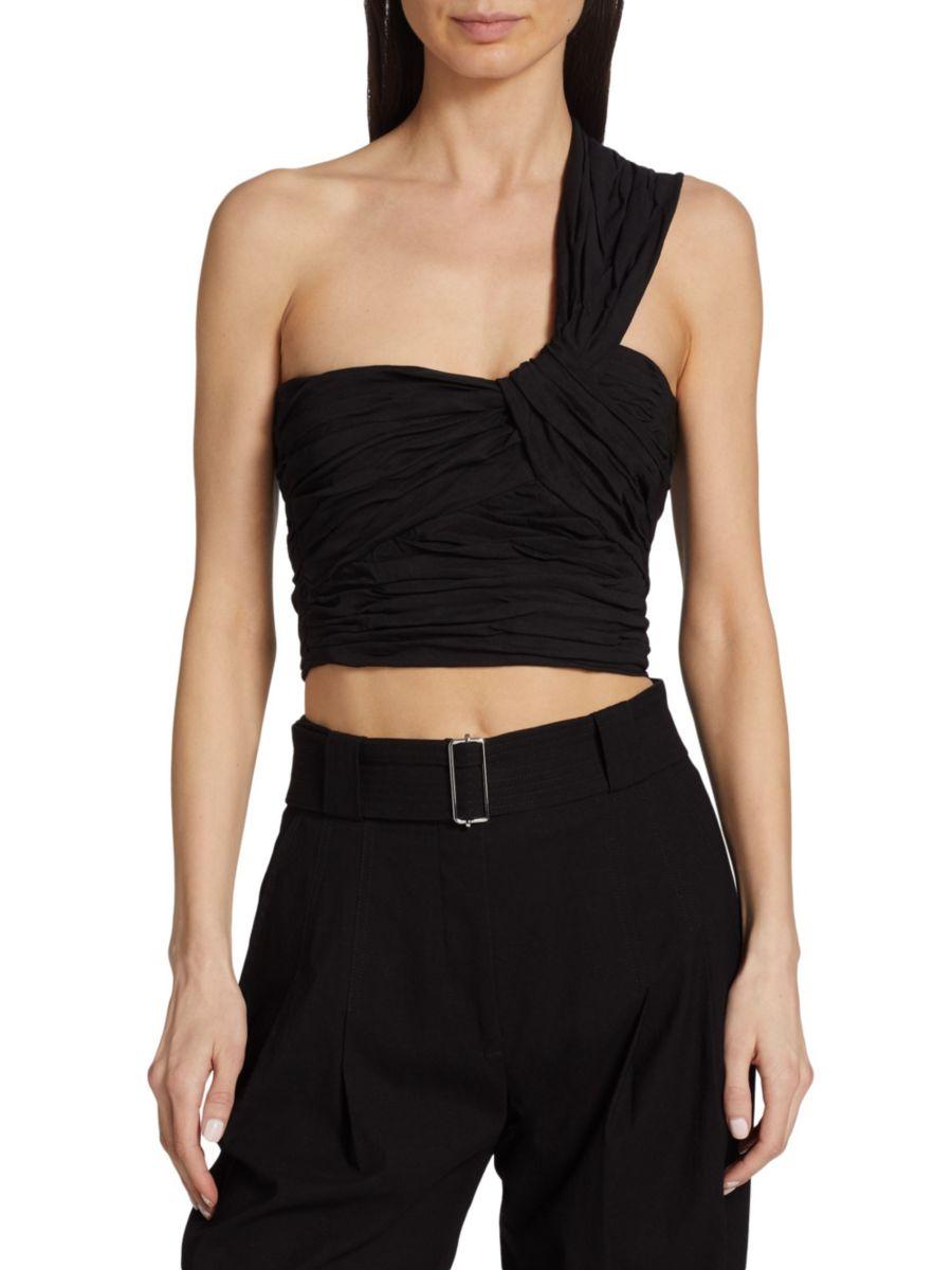 Топ на одно плечо Apollo из льняной смеси A.L.C., черный
Топ на одно плечо Apollo из льняной смеси A.L.C., черный