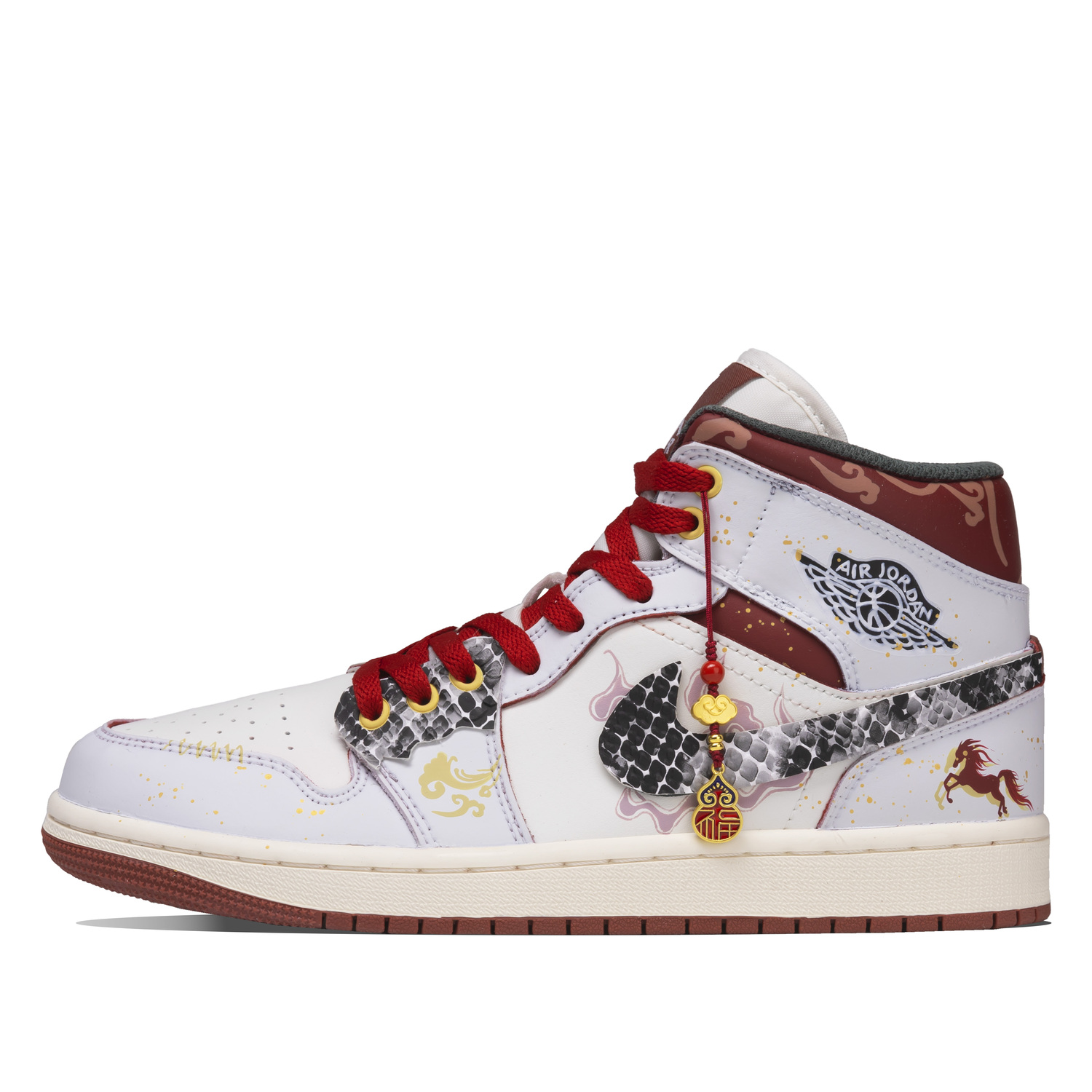 Кроссовки Air 1 Year Of The Horse Blessing Abrasion Resistant Coverage High top Vintage Basketball Unisex Jordan, белый красный
Кроссовки Air 1 Year Of The Horse Blessing Abrasion Resistant Coverage High top Vintage Basketball Unisex Jordan, белый красный