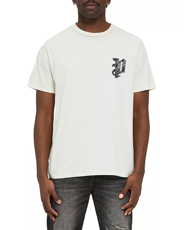 Футболка с фактурным логотипом, вывернутая наизнанку. Purple Brand, белый
Футболка с фактурным логотипом, вывернутая наизнанку. Purple Brand, белый