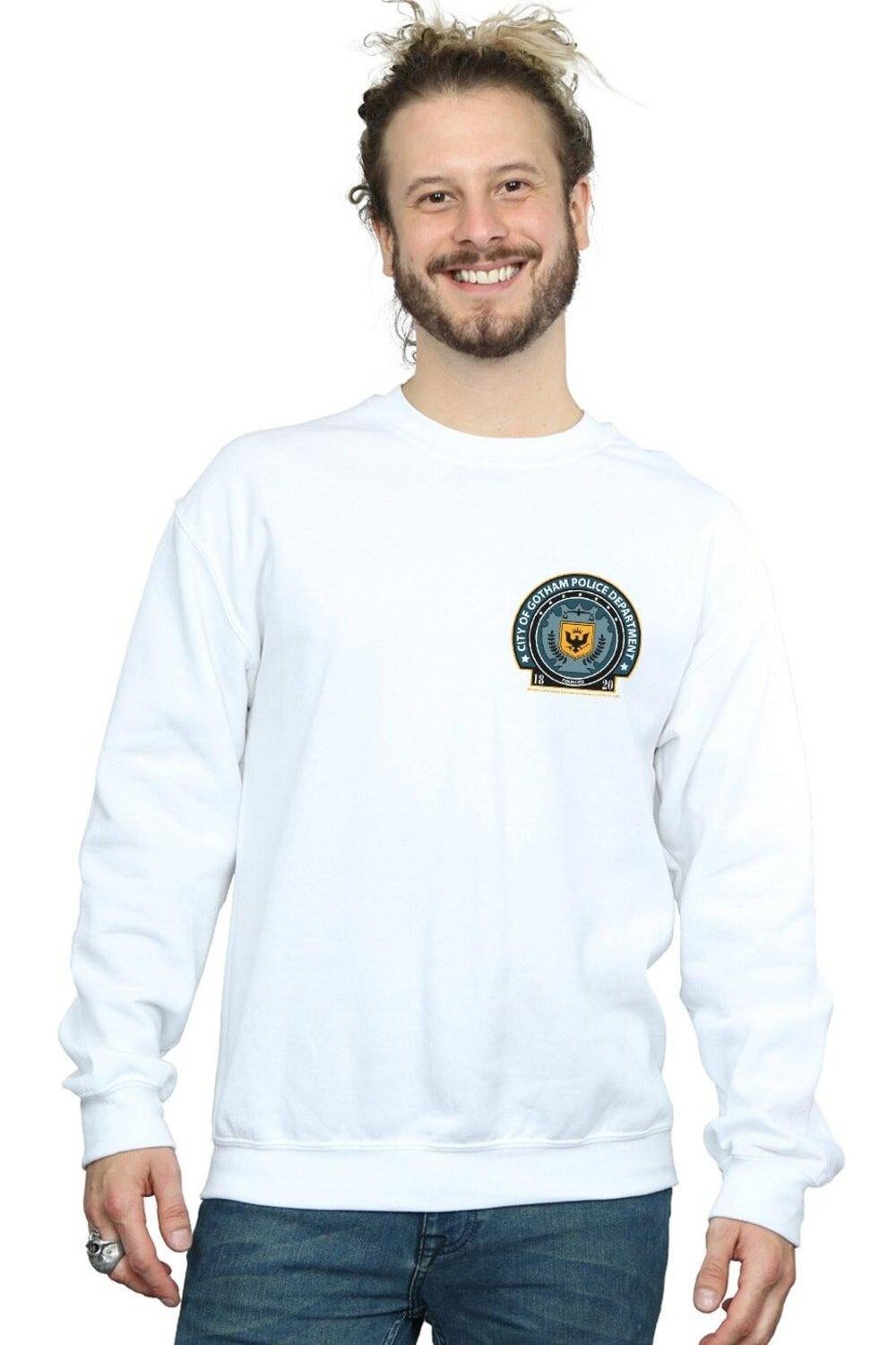 Толстовка с принтом на груди Batman Gotham Police Dept DC Comics, белый 
Толстовка с принтом на груди Batman Gotham Police Dept DC Comics, белый