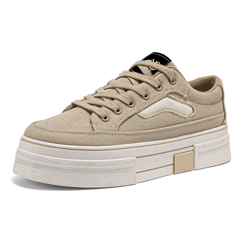 Нескользящие, легкие, дышащие, с поддержкой роста, низкие мужские кроссовки для скейтбординга Jinho, Beige Khaki
Нескользящие, легкие, дышащие, с поддержкой роста, низкие мужские кроссовки для скейтбординга Jinho, Beige Khaki