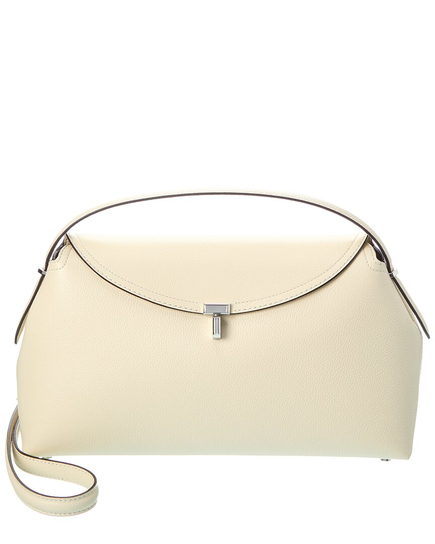 TOTEME кожаная сумка T-Lock через плечо, белый
TOTEME кожаная сумка T-Lock через плечо, белый