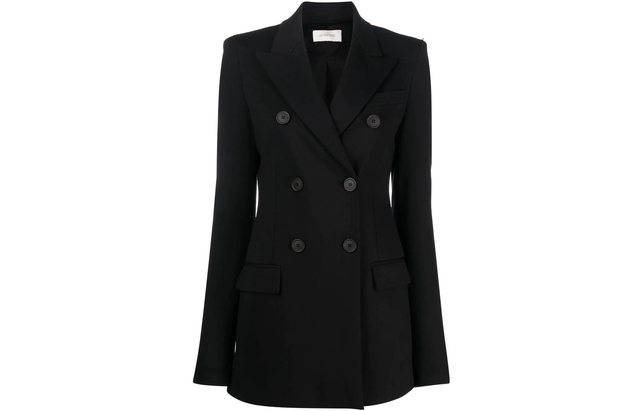 Двубортный блейзер SportMax, черный
Двубортный блейзер SportMax, черный