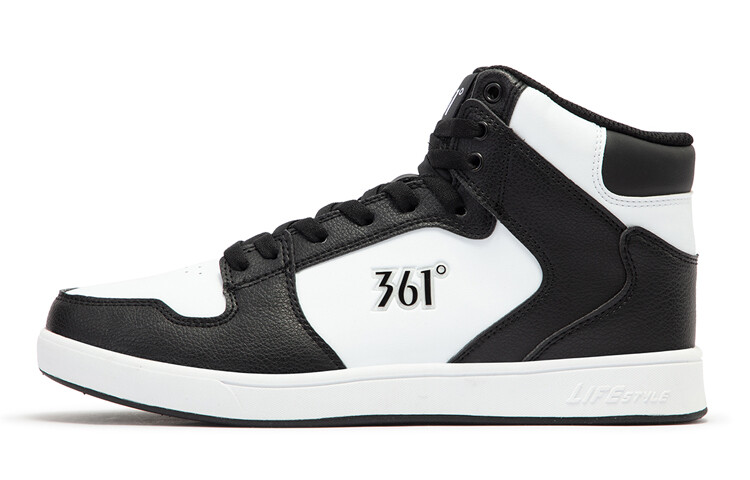 Обувь для скейтбординга Мужская с высоким верхом, белая/черная 361°, Черный, Обувь для скейтбординга Мужская с высоким верхом, белая/черная 361° 
Обувь для скейтбординга Мужская с высоким верхом, белая/черная 361°, Черный, Обувь для скейтбординга Мужская с высоким верхом, белая/черная 361°