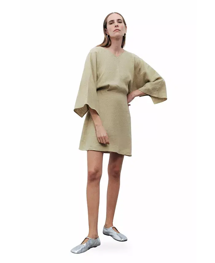 Женское мини-платье с отделкой бисером на спине NOCTURNE, зеленый
Женское мини-платье с отделкой бисером на спине NOCTURNE, зеленый