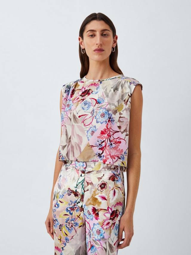 Шелковый топ Scozia без рукавов с цветочным принтом Marella, Pink
Шелковый топ Scozia без рукавов с цветочным принтом Marella, Pink