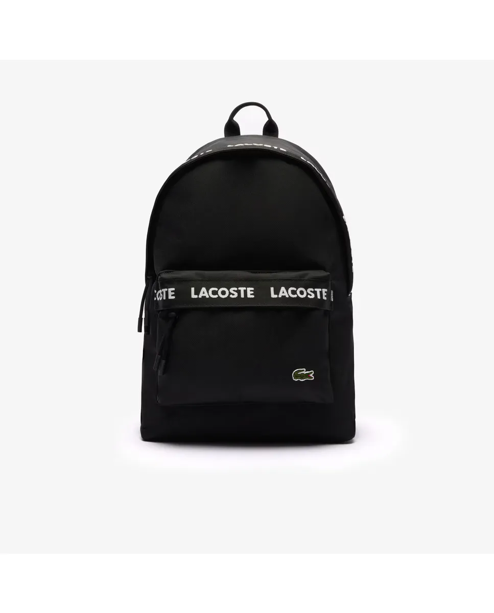 Рюкзак мужской Lacoste, черный 
Рюкзак мужской Lacoste, черный
