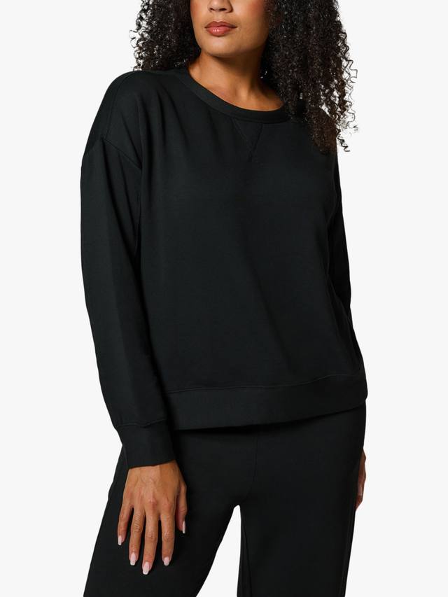 Лакшери свитшот с круглым вырезом Lovall, Black
Лакшери свитшот с круглым вырезом Lovall, Black