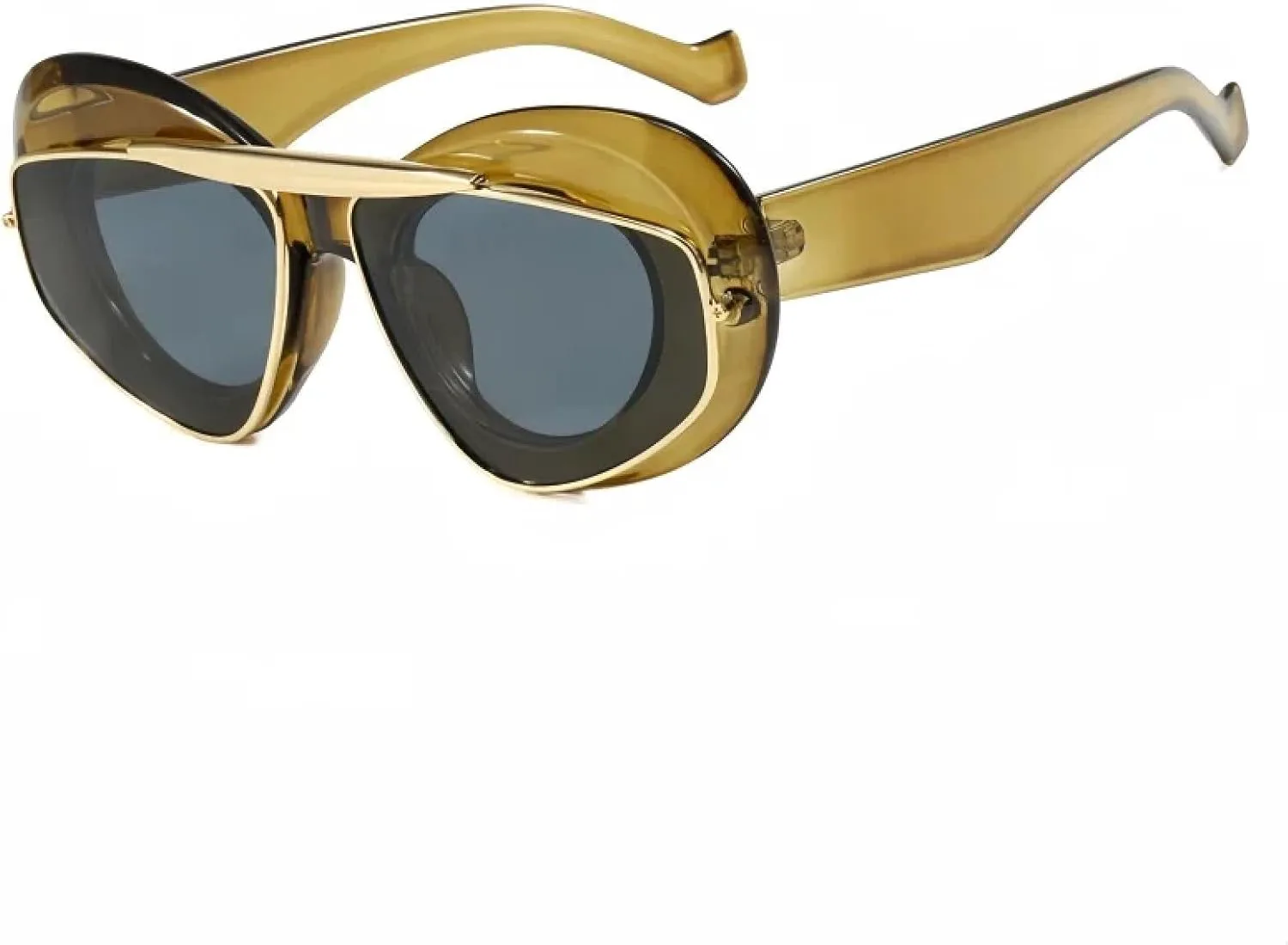 Солнцезащитные очки «кошачий глаз» для женщин и мужчин, в толстой оправе, роскошные, для вождения, с защитой от УФ-излучения UV400 UATXTAU, Olive Green Grey
Солнцезащитные очки «кошачий глаз» для женщин и мужчин, в толстой оправе, роскошные, для вождения, с защитой от УФ-излучения UV400 UATXTAU, Olive Green Grey