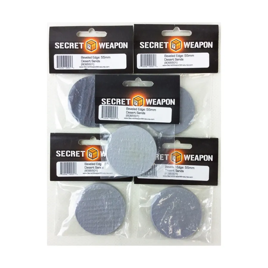 Скошенная основа 55 мм — Desert Sands (5 шт.), Miniature Bases - Desert Sands
Скошенная основа 55 мм — Desert Sands (5 шт.), Miniature Bases - Desert Sands