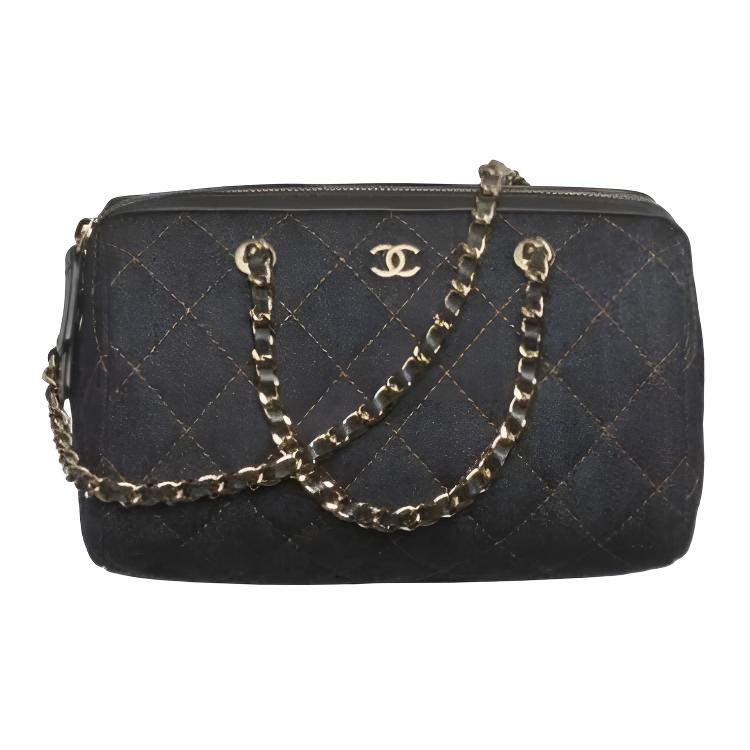 CHANEL Кожаная сумка на цепочке через плечо для женщин Black
CHANEL Кожаная сумка на цепочке через плечо для женщин Black