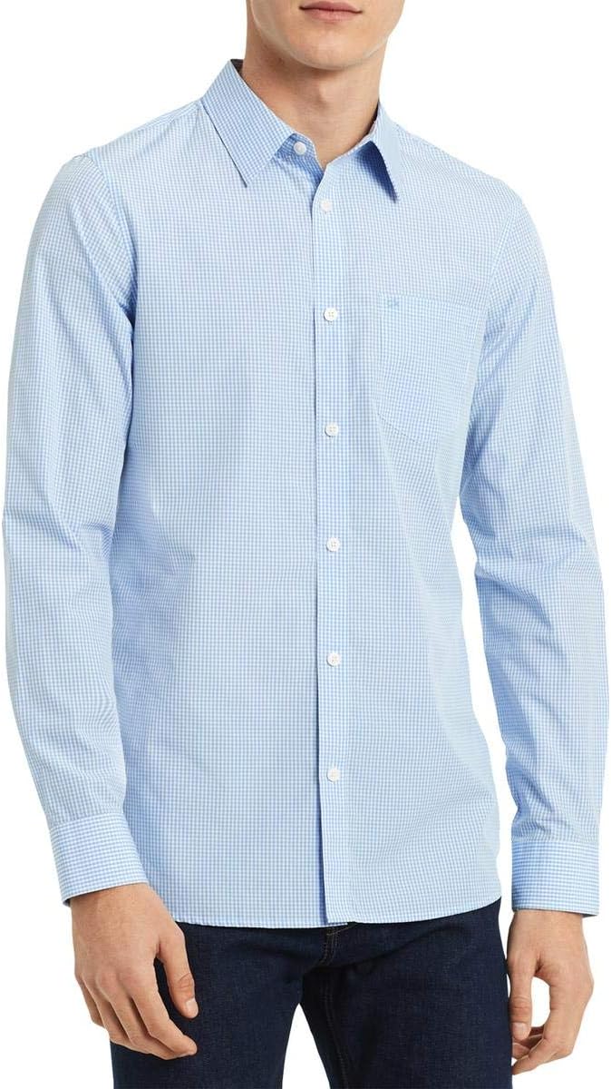 Мужская рубашка Calvin Klein из тонкого хлопка с застежкой на пуговицы, Cold Lake
Мужская рубашка Calvin Klein из тонкого хлопка с застежкой на пуговицы, Cold Lake