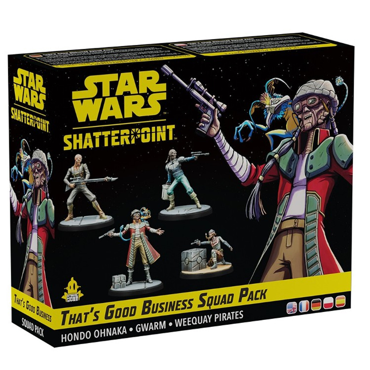 Миниатюра Star Wars: Shatterpoint - That's Good Business Squad Pack
Миниатюра Star Wars: Shatterpoint - That's Good Business Squad Pack