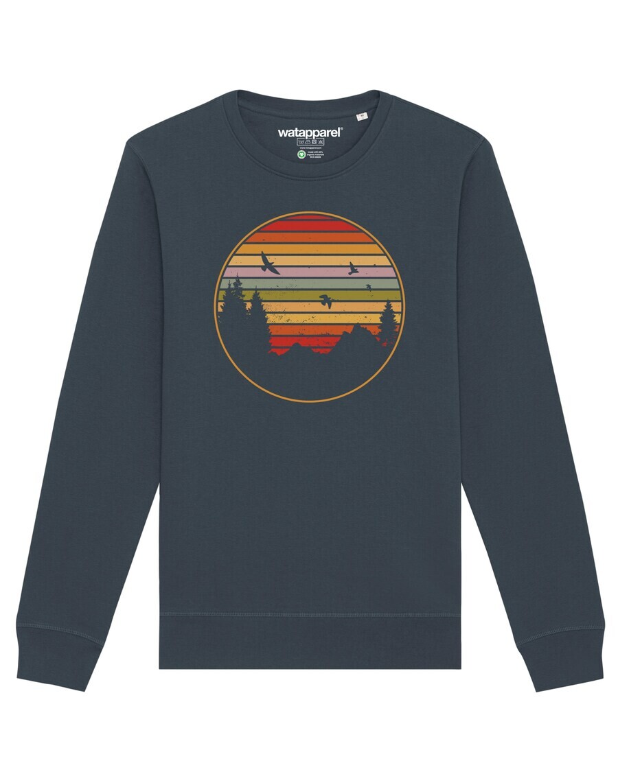 Свитер Watapparel Sweatshirt Sunset Berge & Tannen, антрацит
Свитер Watapparel Sweatshirt Sunset Berge & Tannen, антрацит