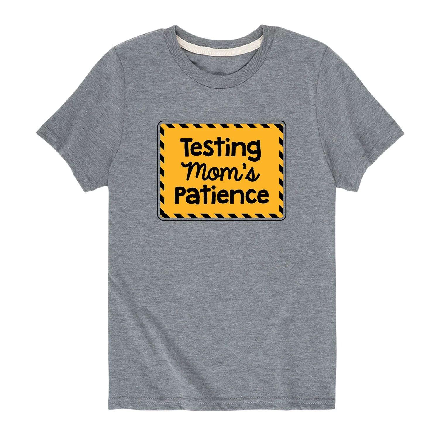 Футболка с рисунком «Испытание маминого терпения» для мальчиков 8–20 лет Licensed Character
Футболка с рисунком «Испытание маминого терпения» для мальчиков 8–20 лет Licensed Character