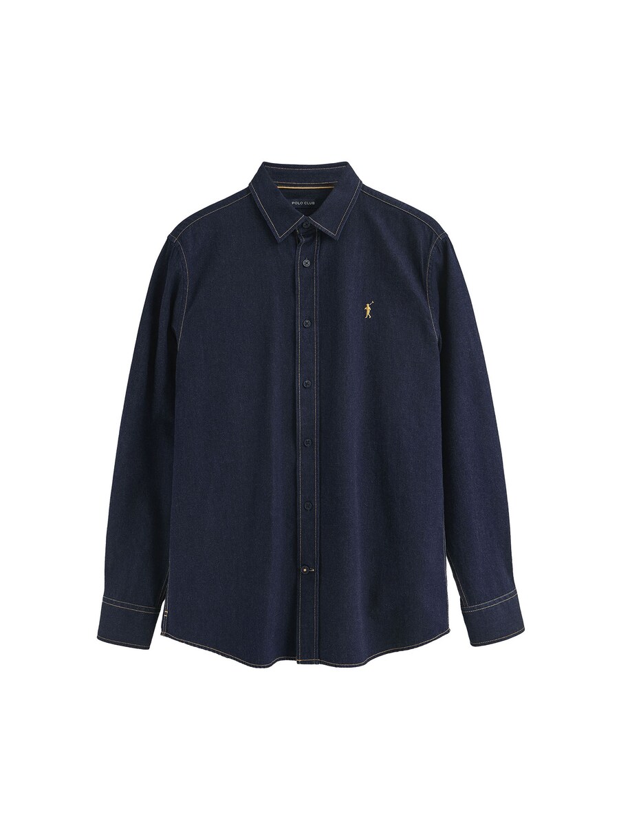 Рубашка на пуговицах классического кроя Polo Club, индиго
Рубашка на пуговицах классического кроя Polo Club, индиго