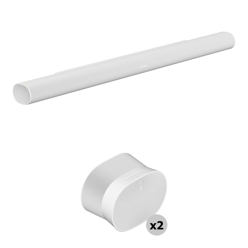 Комплект из звуковой панели Sonos Arc Ultra и двух колонок Era 300 (белый)
Комплект из звуковой панели Sonos Arc Ultra и двух колонок Era 300 (белый)