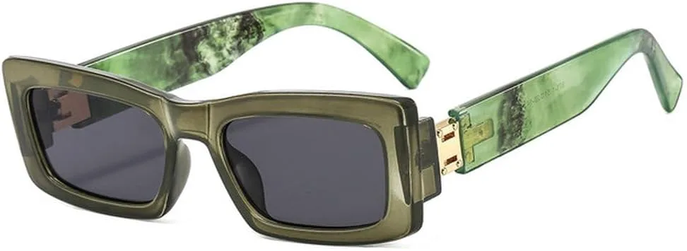 Прямоугольные солнцезащитные очки желейного цвета для мужчин и женщин, с рисунком, для путешествий, винтажные, ретро, женские, UV400 TVTBBVV, Dark Green
Прямоугольные солнцезащитные очки желейного цвета для мужчин и женщин, с рисунком, для путешествий, винтажные, ретро, женские, UV400 TVTBBVV, Dark Green