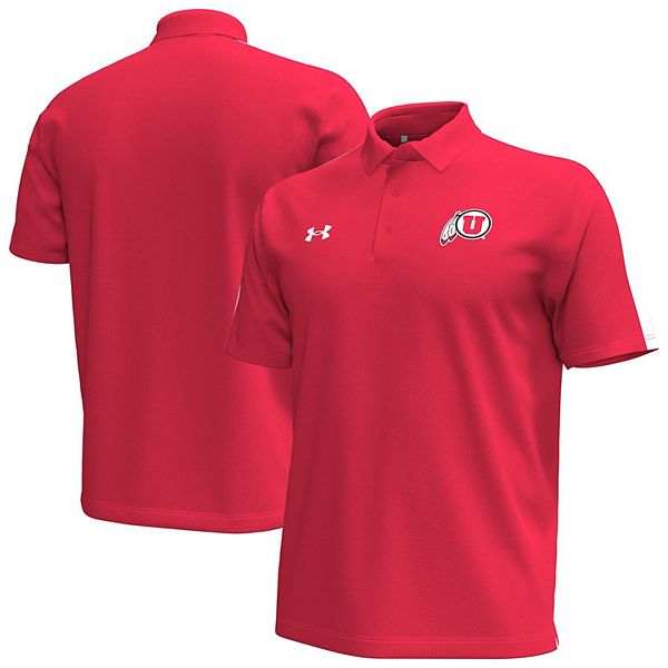 Мужская красная футболка utah utes pinnacle performance polo Under Armour
Мужская красная футболка utah utes pinnacle performance polo Under Armour
