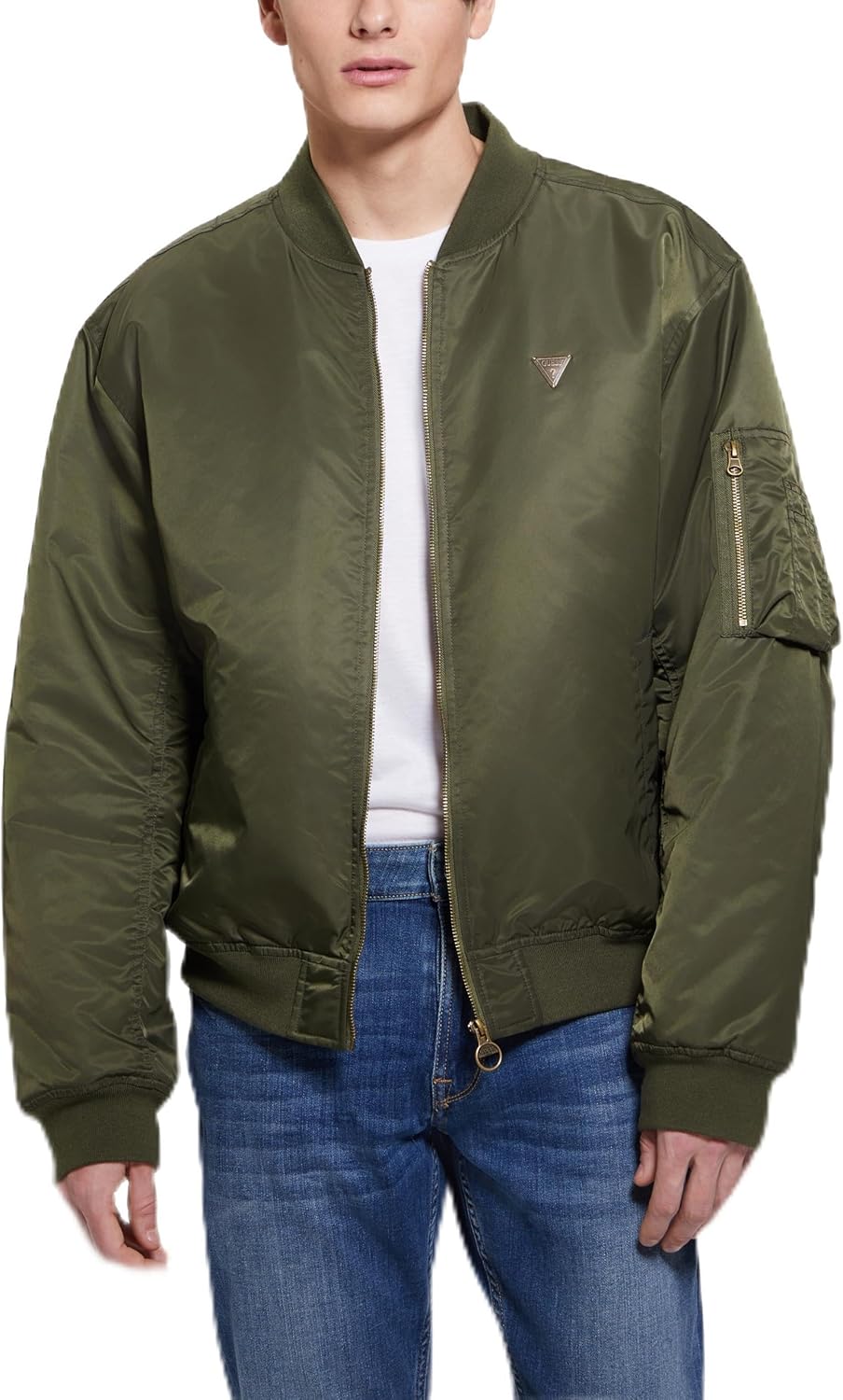 GUESS мужская ветровка John Bomber с капюшоном, Olive Morning Multi
GUESS мужская ветровка John Bomber с капюшоном, Olive Morning Multi