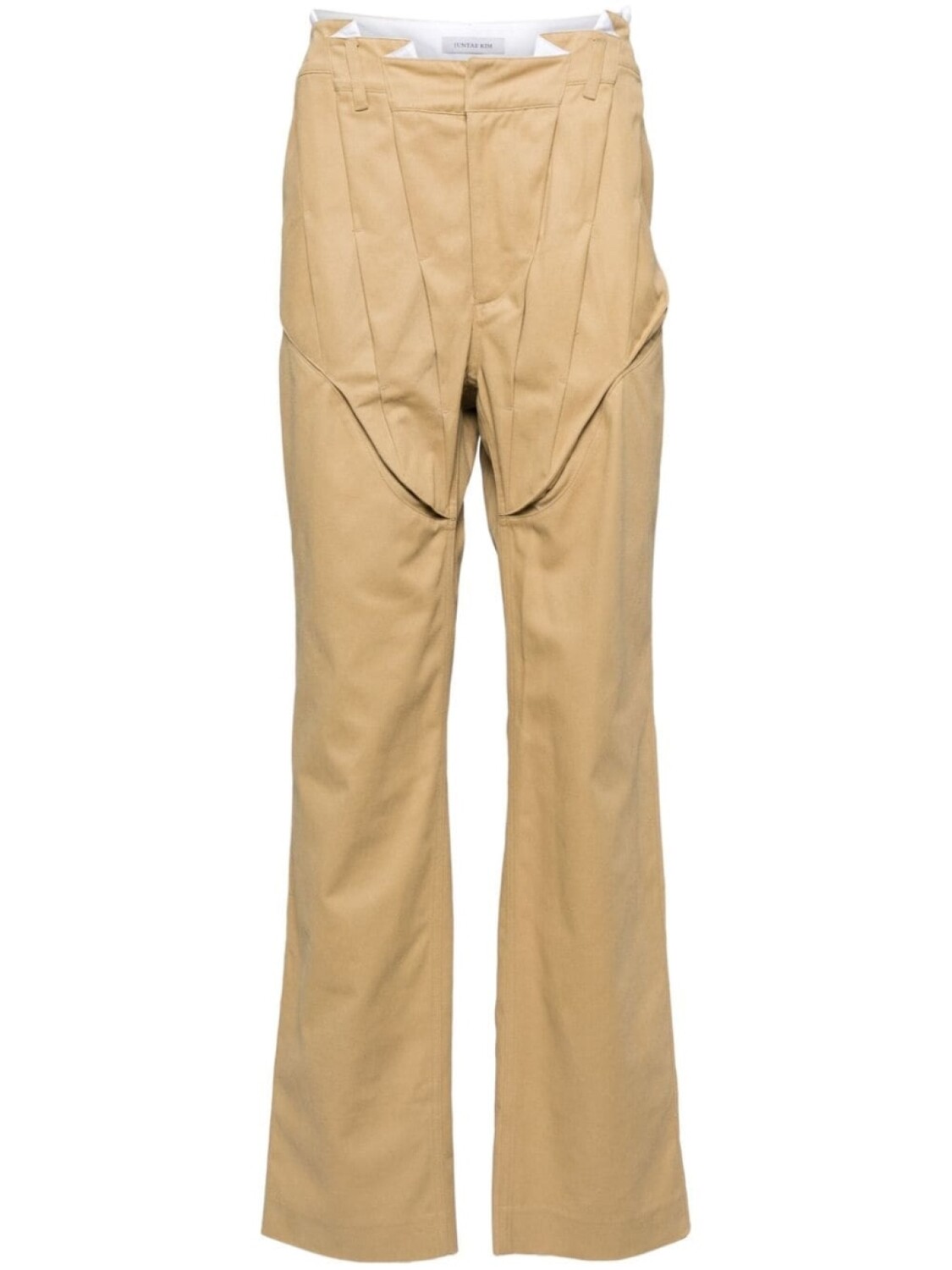 JUNTAE KIM брюки со сборками, нейтральный цвет 
JUNTAE KIM брюки со сборками, нейтральный цвет