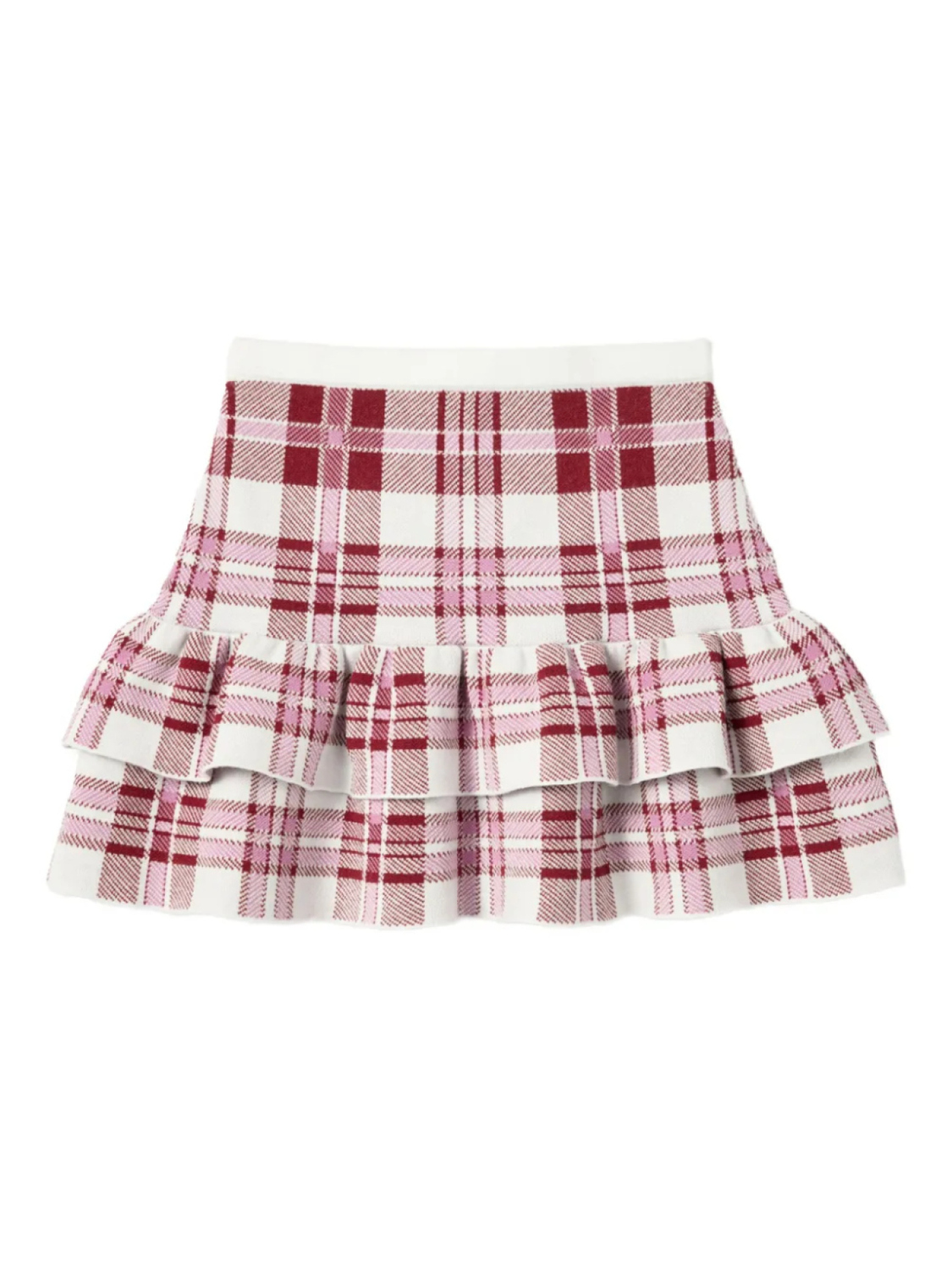 Юбка в клетку с оборками Self-Portrait Kids, красный
Юбка в клетку с оборками Self-Portrait Kids, красный