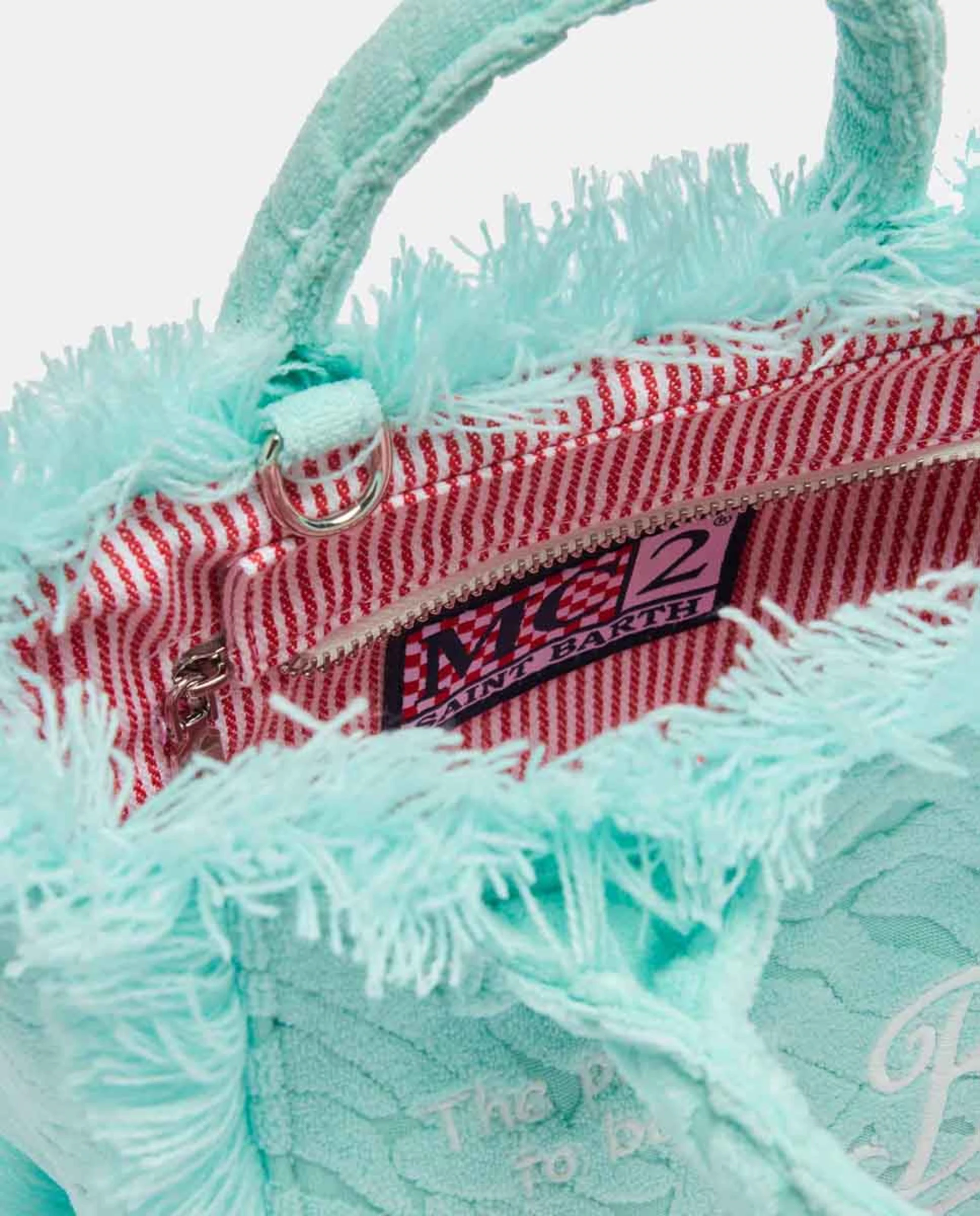 Сумка через плечо с ручками из хлопка MC2 Saint Barth, бирюзовый
Сумка через плечо с ручками из хлопка MC2 Saint Barth, бирюзовый