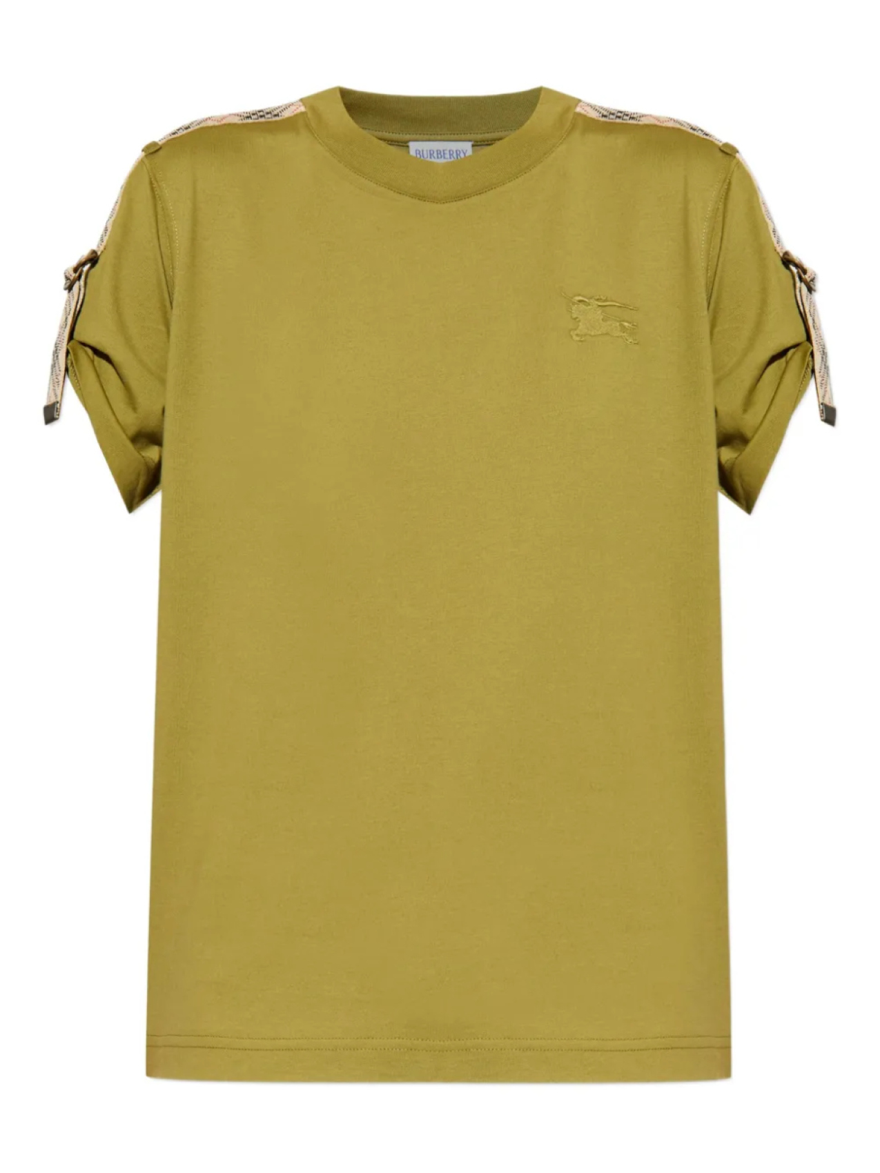 Футболка из хлопка с бретельками Burberry, зеленый
Футболка из хлопка с бретельками Burberry, зеленый