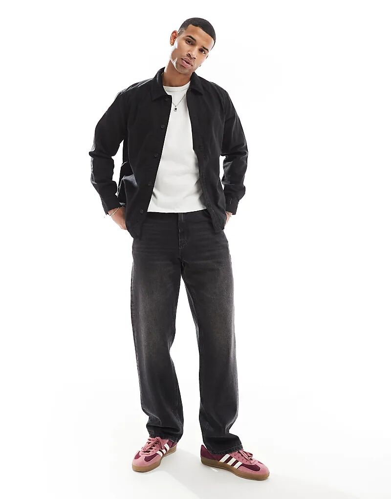 Куртка из парусины с воротником-стойкой черного цвета ONLY & SONS, Черный, Куртка из парусины с воротником-стойкой черного цвета ONLY & SONS
Куртка из парусины с воротником-стойкой черного цвета ONLY & SONS, Черный, Куртка из парусины с воротником-стойкой черного цвета ONLY & SONS