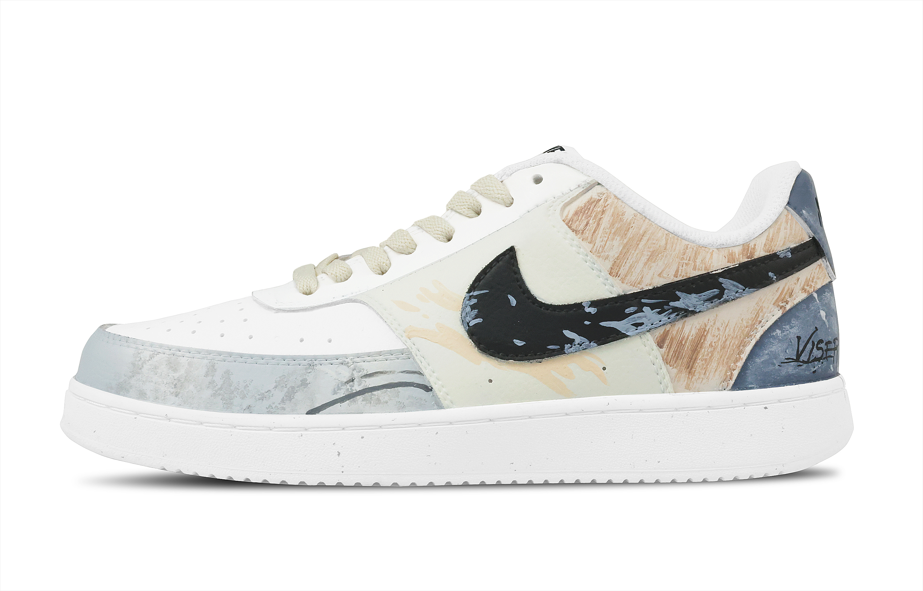 Nike Кроссовки Court Vision 1 с низким верхом, противоскользящие, износостойкие, мужские, серо-синие
Nike Кроссовки Court Vision 1 с низким верхом, противоскользящие, износостойкие, мужские, серо-синие