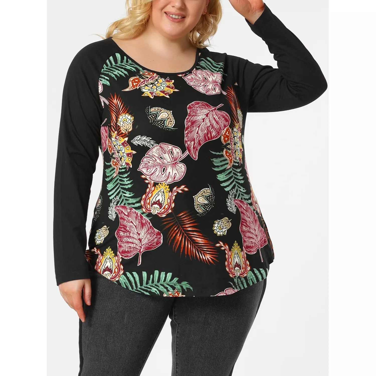 Женская блузка свободного кроя больших размеров в стиле бохо с цветными блоками, топ с длинными рукавами Agnes Orinda, черный
Женская блузка свободного кроя больших размеров в стиле бохо с цветными блоками, топ с длинными рукавами Agnes Orinda, черный