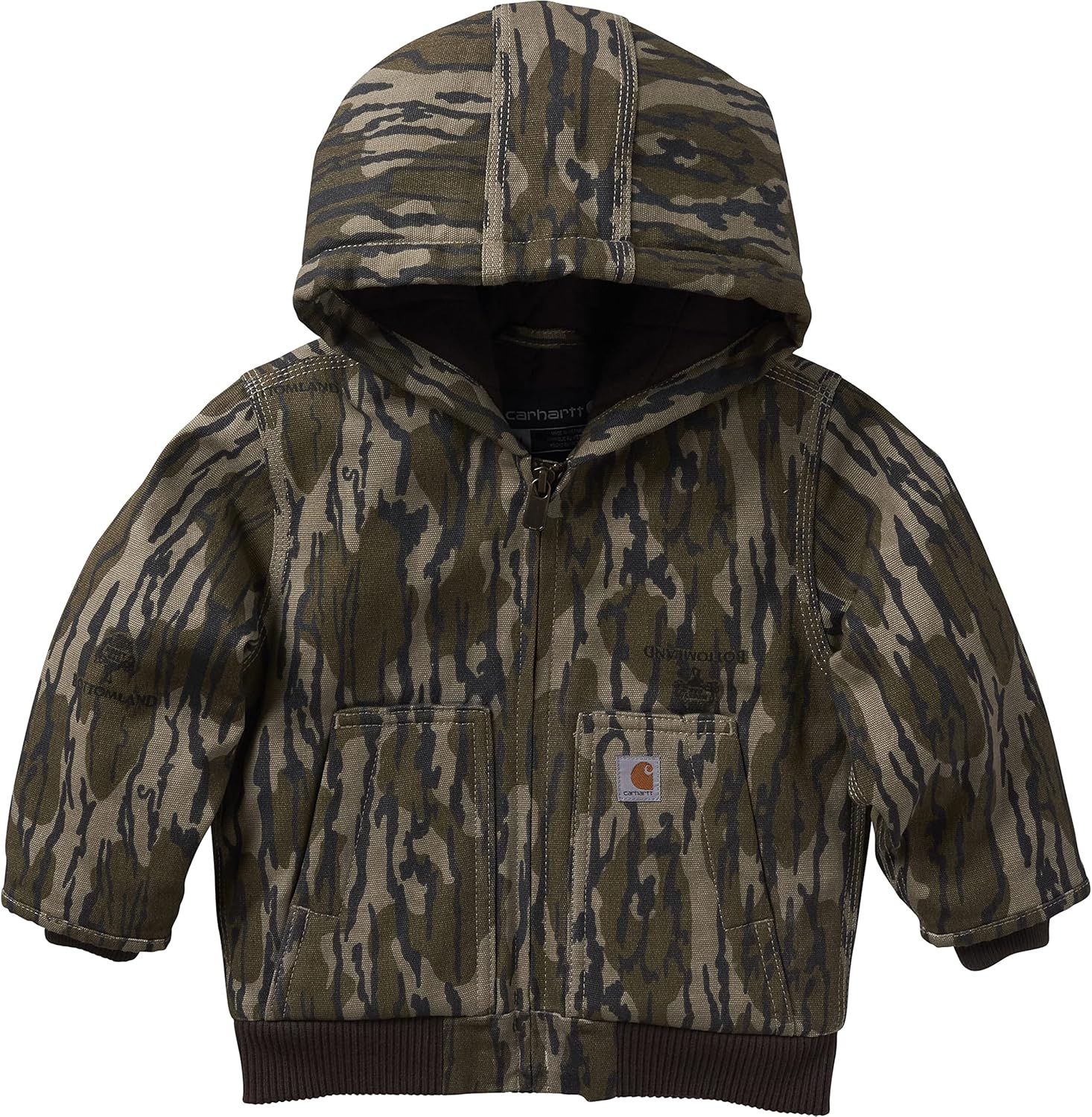 Carhartt Kid's CP8570 утепленная камуфляжная куртка с капюшоном для мальчиков, Mossy Oak Bottomland
Carhartt Kid's CP8570 утепленная камуфляжная куртка с капюшоном для мальчиков, Mossy Oak Bottomland
