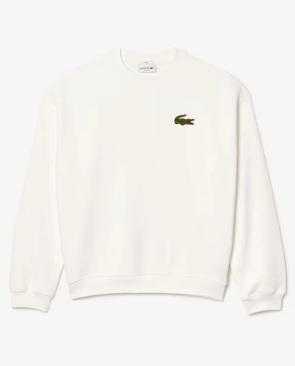 Толстовка свободного кроя унисекс со значком Lacoste, белый
Толстовка свободного кроя унисекс со значком Lacoste, белый