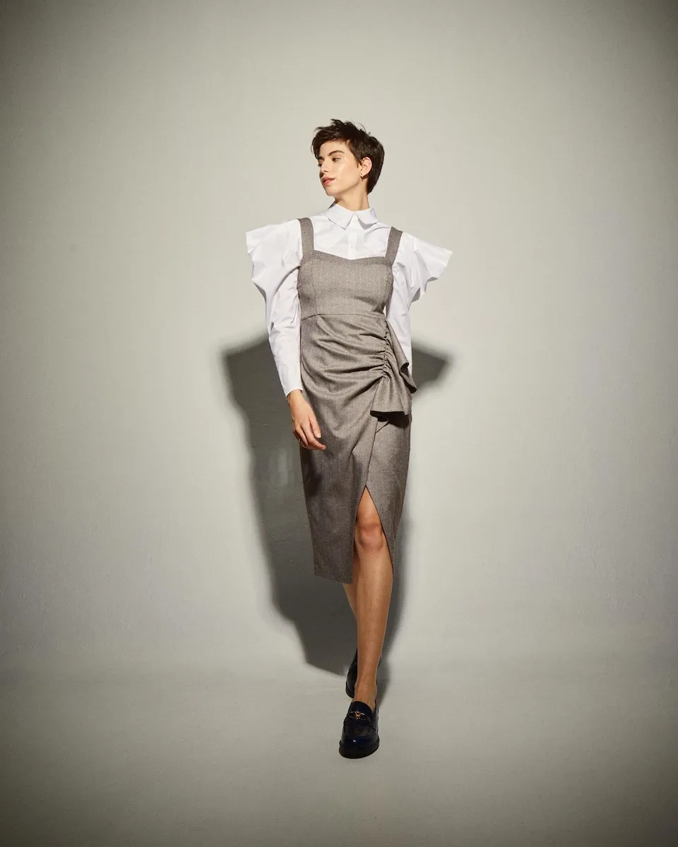 Платье миди в стиле пичи с драпировкой Dolores Promesas, серый
Платье миди в стиле пичи с драпировкой Dolores Promesas, серый