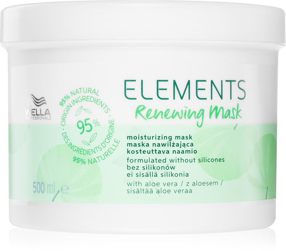 Восстанавливающая маска Elements Renewing для блеска и мягкости волос Wella Professionals, 500 мл
Восстанавливающая маска Elements Renewing для блеска и мягкости волос Wella Professionals, 500 мл