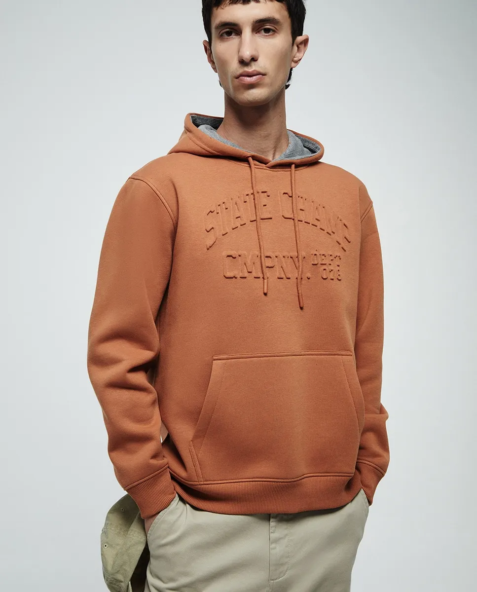 Толстовка с рельефным рисунком Sfera, оранжевый
Толстовка с рельефным рисунком Sfera, оранжевый