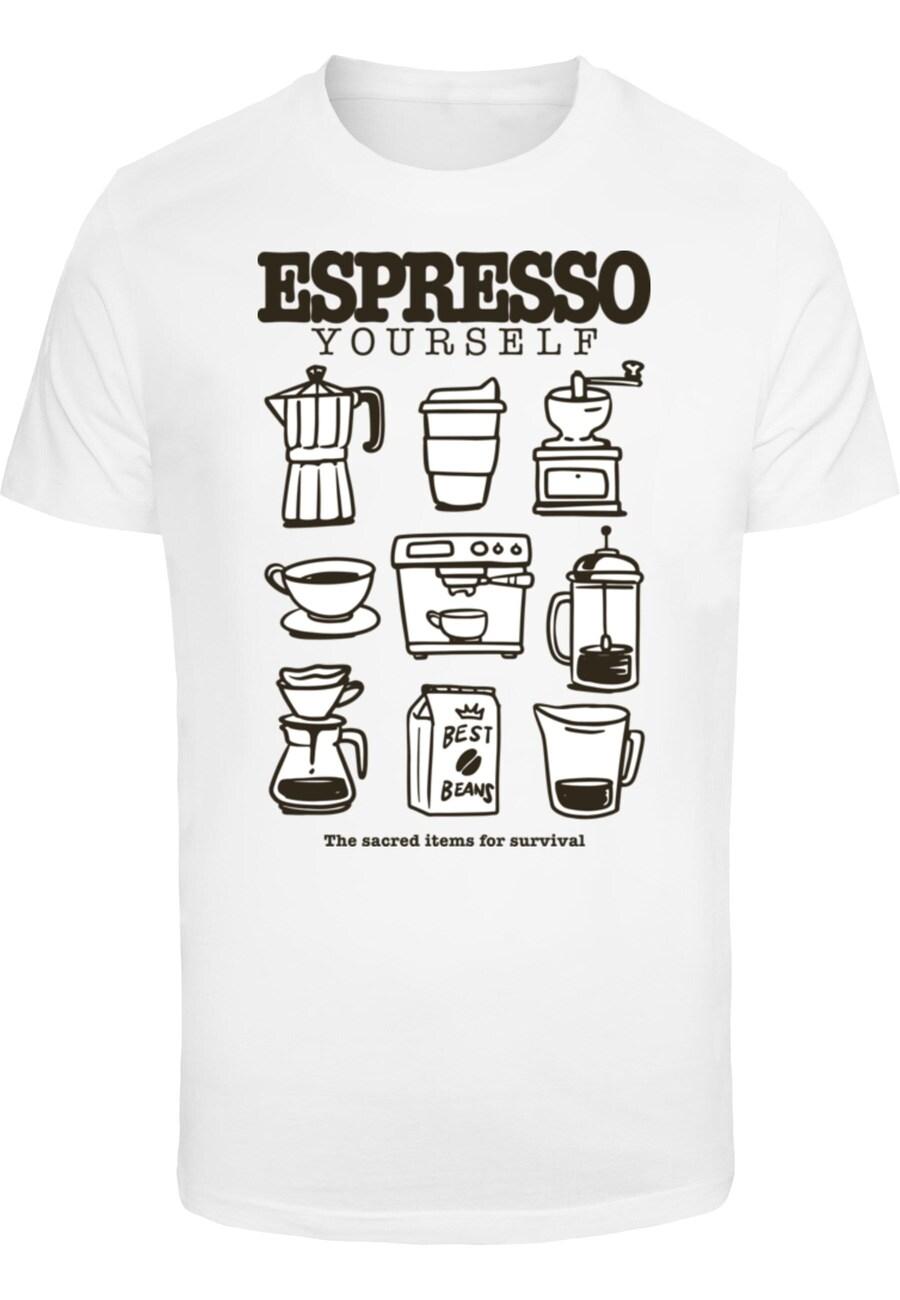Рубашка Mister Tee Espresso Yourself Coffee, белый
Рубашка Mister Tee Espresso Yourself Coffee, белый