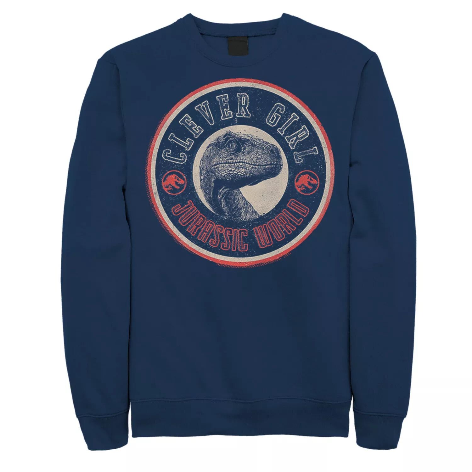 Мужской свитшот с буквенным логотипом в стиле ретро «Мир Юрского периода» Clever Girl Licensed Character, синий
Мужской свитшот с буквенным логотипом в стиле ретро «Мир Юрского периода» Clever Girl Licensed Character, синий