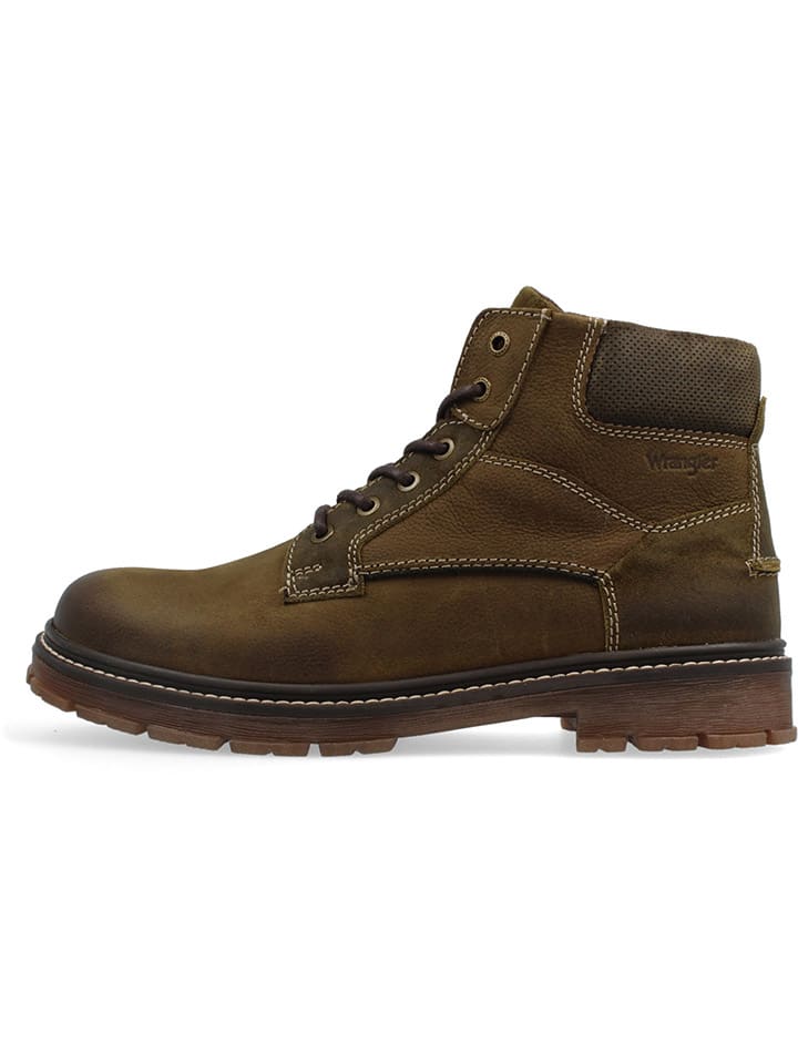 Кожаные ботинки Аллан коричневого цвета Wrangler
Кожаные ботинки Аллан коричневого цвета Wrangler