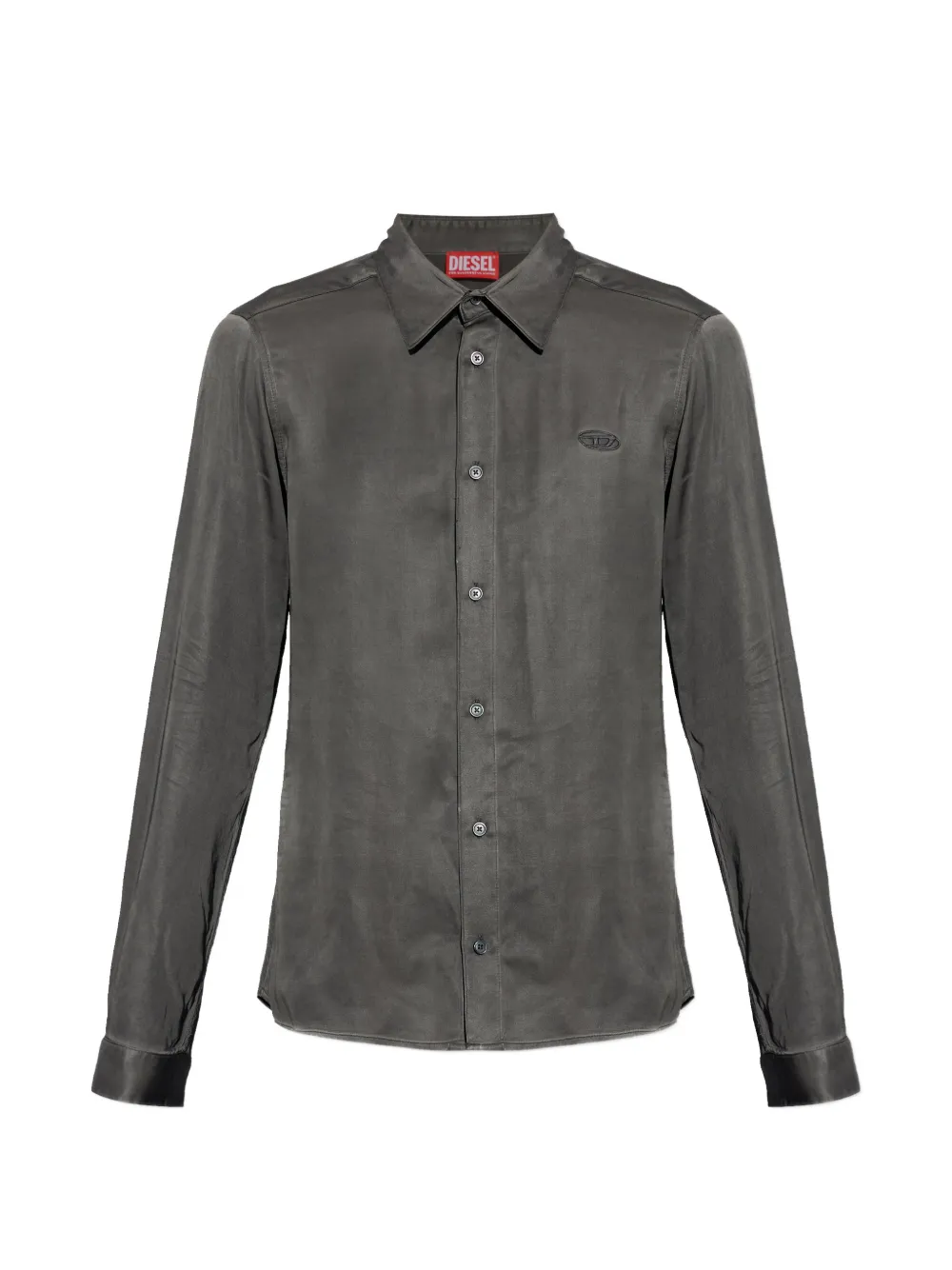 Рубашка с вышитым логотипом Diesel, серый
Рубашка с вышитым логотипом Diesel, серый