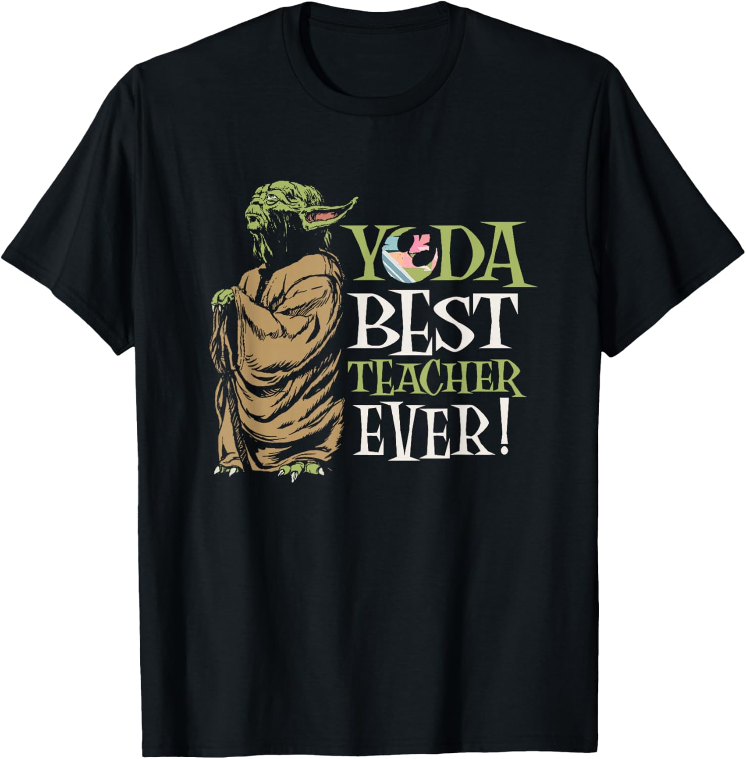 Футболка Star Wars Yoda Best Teacher Ever, черная
Футболка Star Wars Yoda Best Teacher Ever, черная