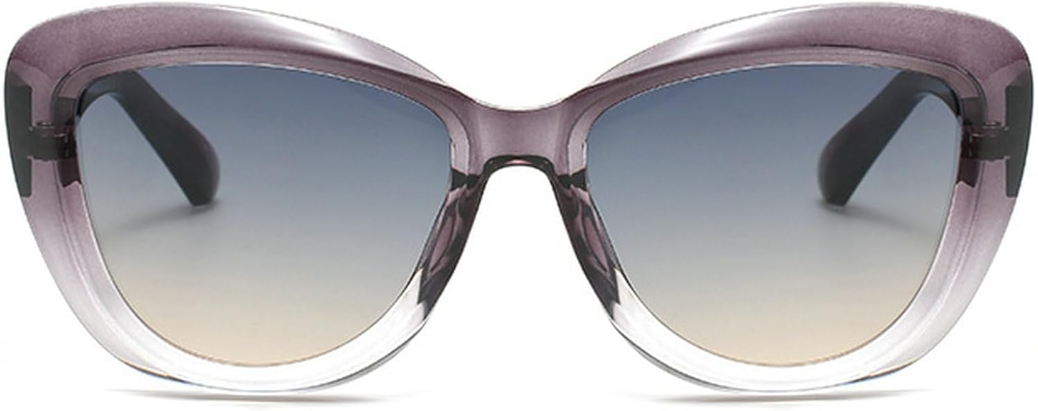 Модные солнцезащитные очки «кошачий глаз» для женщин, ретро-очки большого размера, винтажные женские солнцезащитные очки с защитой от УФ-излучения UV400 mincl, Gray Blue
Модные солнцезащитные очки «кошачий глаз» для женщин, ретро-очки большого размера, винтажные женские солнцезащитные очки с защитой от УФ-излучения UV400 mincl, Gray Blue