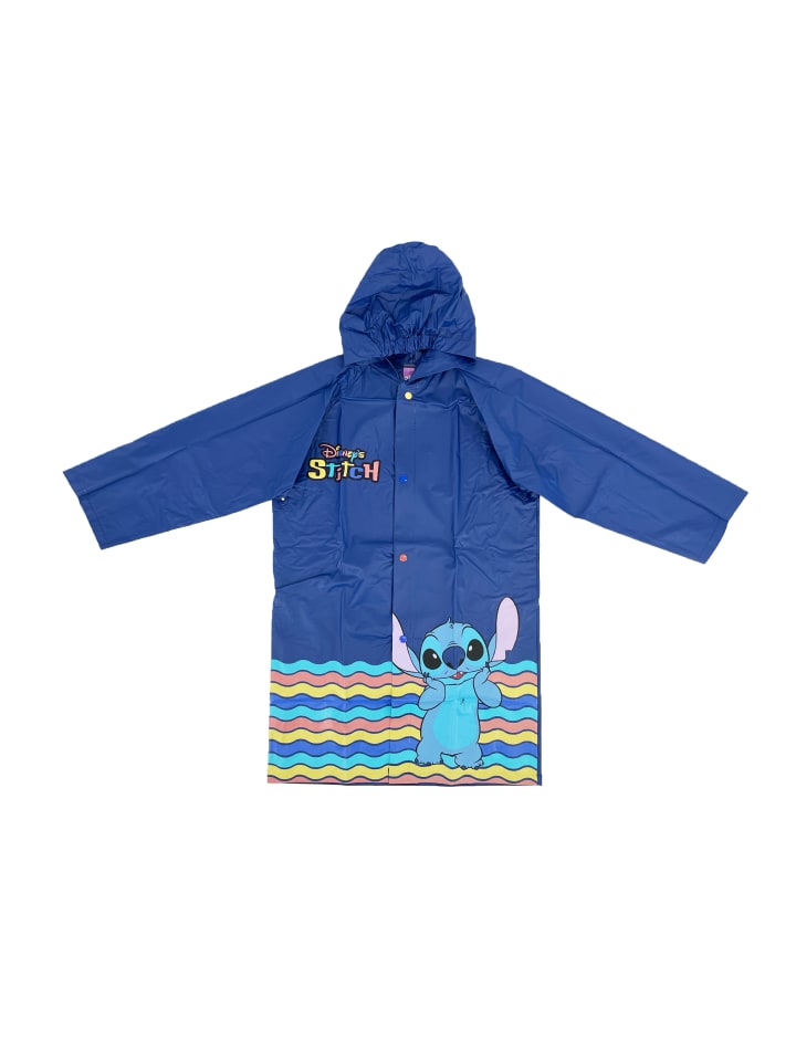 Stitch Детский дождевик с капюшоном, водонепроницаемый, темно-синий
Stitch Детский дождевик с капюшоном, водонепроницаемый, темно-синий